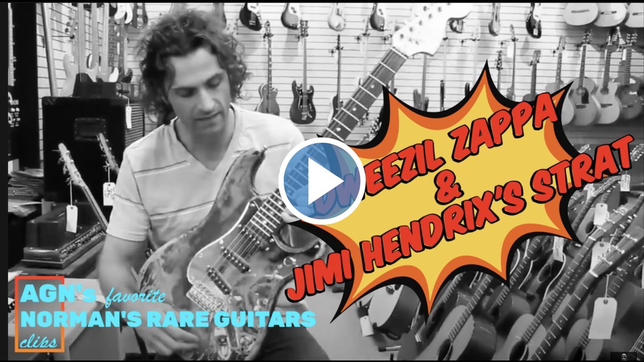 Dweezil Zappa And Jimi Hendrix's 'burned' Stratocaster / All Guitar Network