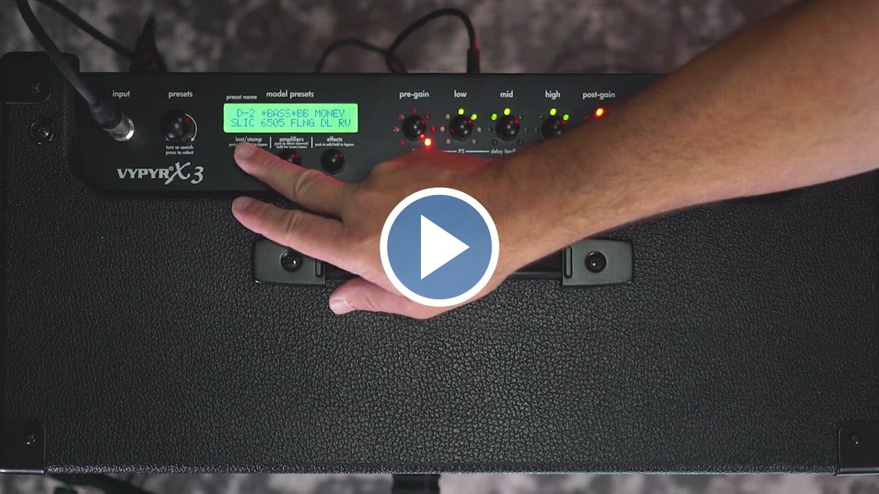 Peavey - VYPYR X3 Quick Start Guide / All Guitar Network